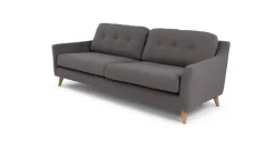 Sofá de 3 Cuerpos Rufus – Gris Rinoceronte