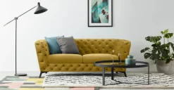 Sofá de 2 Cuerpos Sloan – Dorado Vintage