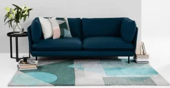 Sofá de 3 Cuerpos Wes – Azul Cerceta Selecto