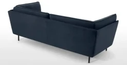 Sofá de 3 Cuerpos Wes – Azul Zafiro