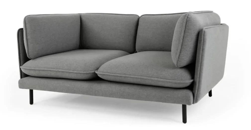 Sofá de 2 Cuerpos Wes – Gris Selecto