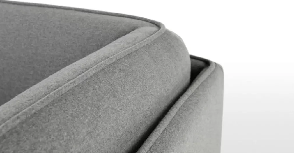 Sofá de 2 Cuerpos Wes – Gris Selecto