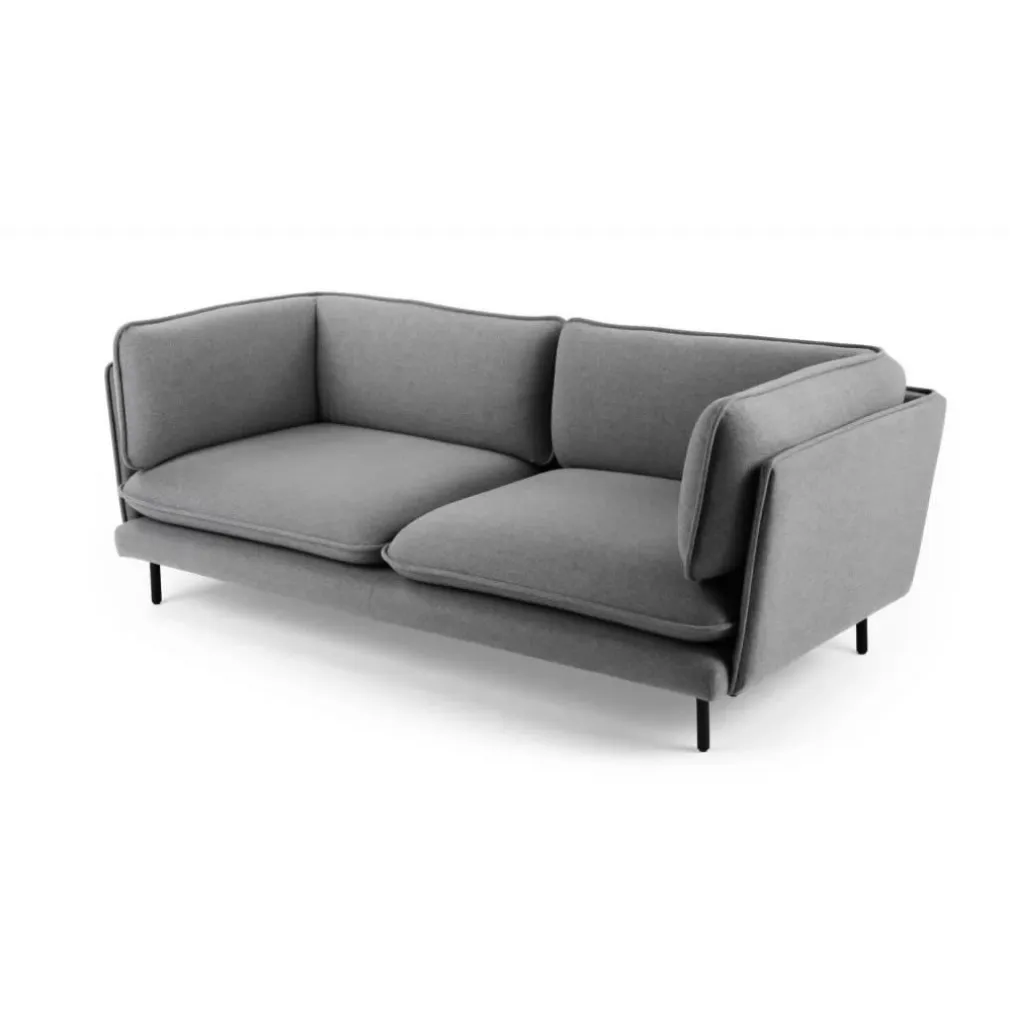 Sofá de 3 Cuerpos Wes – Gris Selecto