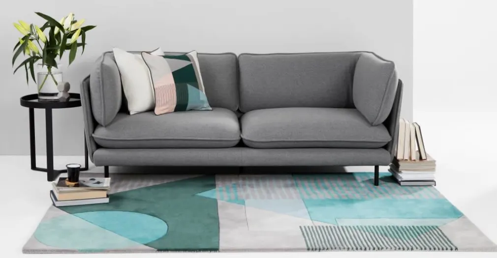 Sofá de 3 Cuerpos Wes – Gris Selecto