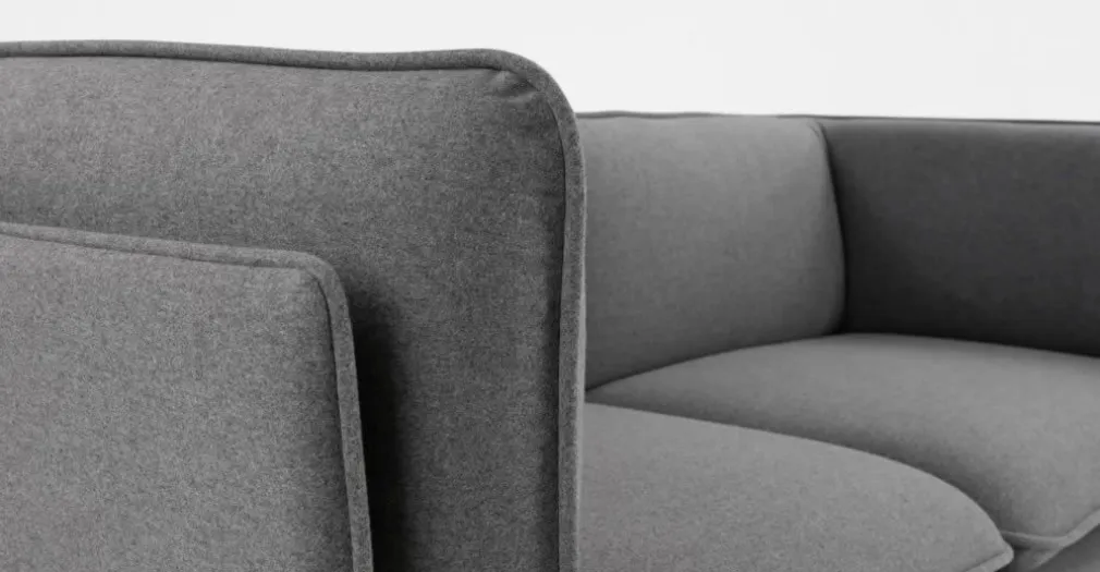 Sofá de 3 Cuerpos Wes – Gris Selecto