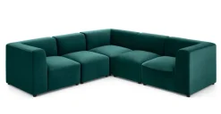 Sofá Modular de 5 Cuerpos Juno – Azul Espuma de Mar