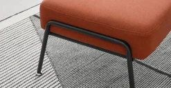 Taburete Knox – Naranja retro