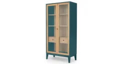 Vitrina Ralph – Roble y azul cerceta